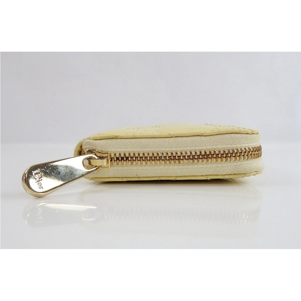 Dior Beige Quilted Women's Wallet - Picture 4 of 15